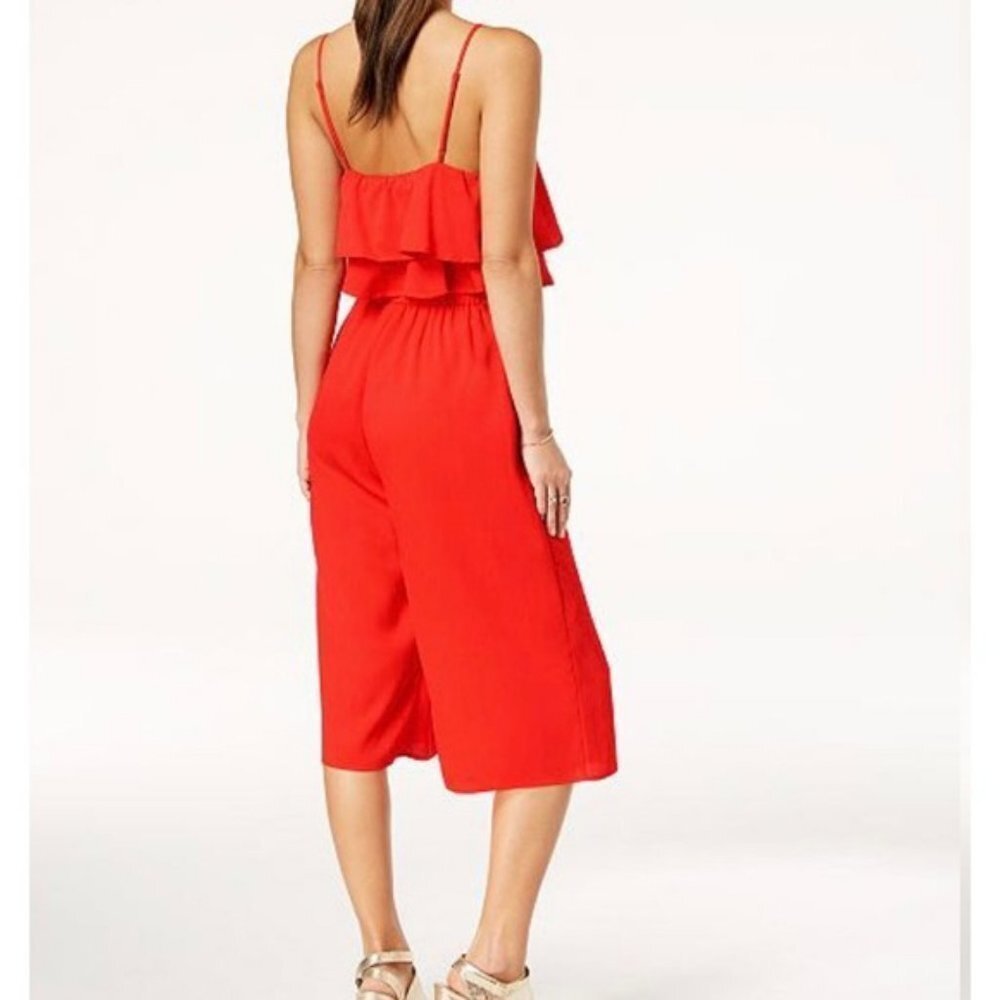 Women's Cute Jumpsuit Romper Orange Boho Trendy Casual Summer Dress, Sz S - Picture 2 of 16